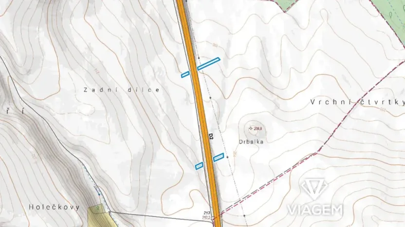 Prodej podílu pole, Nosislav, 1369 m2
