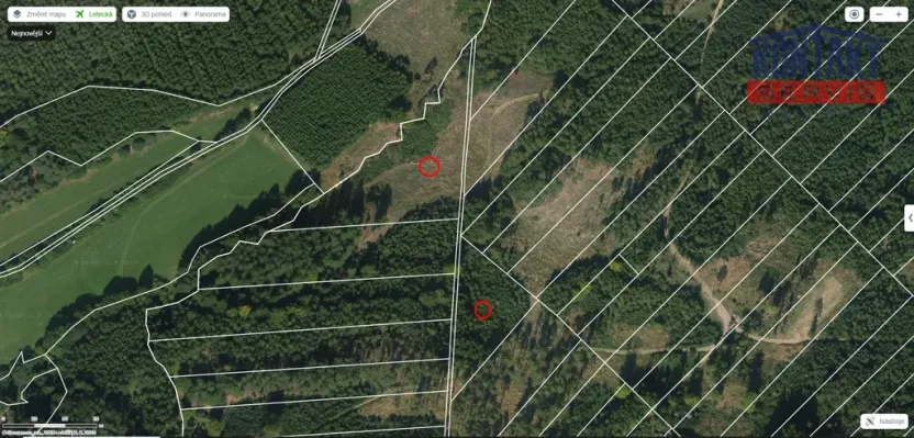 Prodej lesa, Jevíčko, 70821 m2