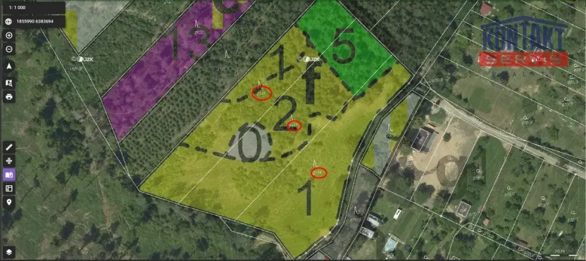 Prodej lesa, Jevíčko, 70821 m2