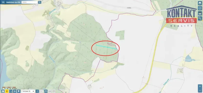 Prodej lesa, Jickovice, 32955 m2