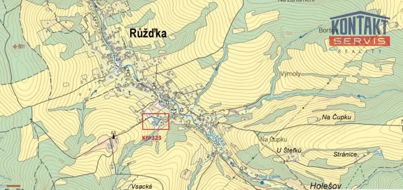 Prodej pozemku pro bydlení, Růžďka, 1676 m2
