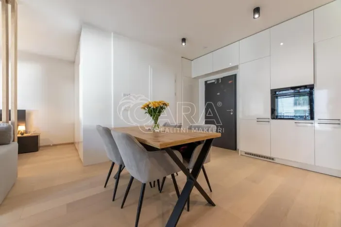Pronájem bytu 1+kk, Praha - Holešovice, V háji, 44 m2