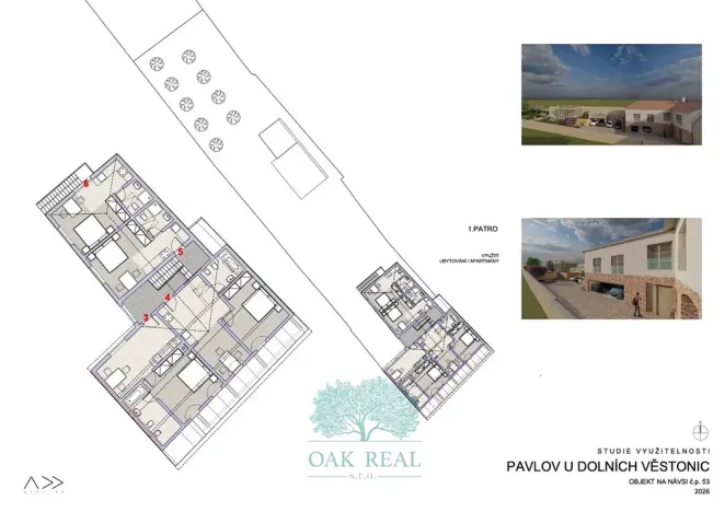 Prodej činžovního domu, Pavlov, Na Návsi, 368 m2