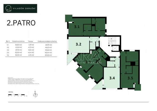 Prodej bytu 1+kk, Praha - Modřany, Okružní, 42 m2