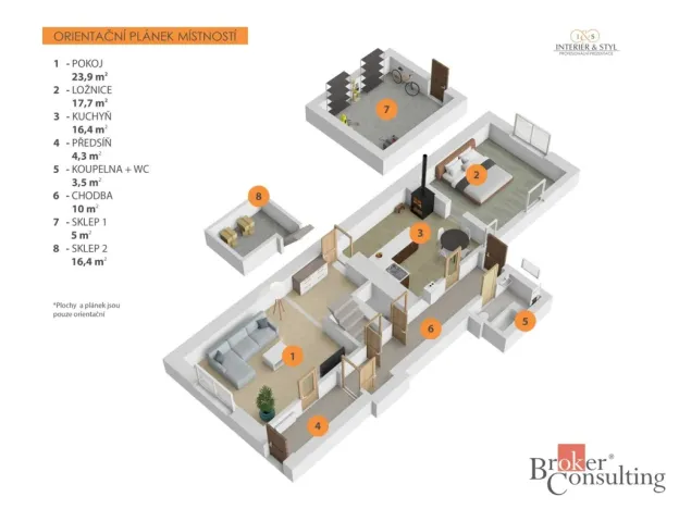 Prodej rodinného domu, Nechanice, Pražská, 91 m2