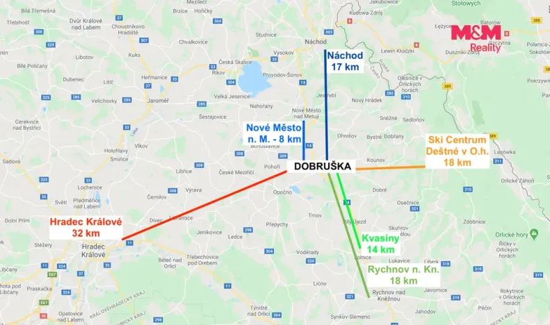 Pronájem bytu 1+1, Dobruška, Za Universitou, 38 m2