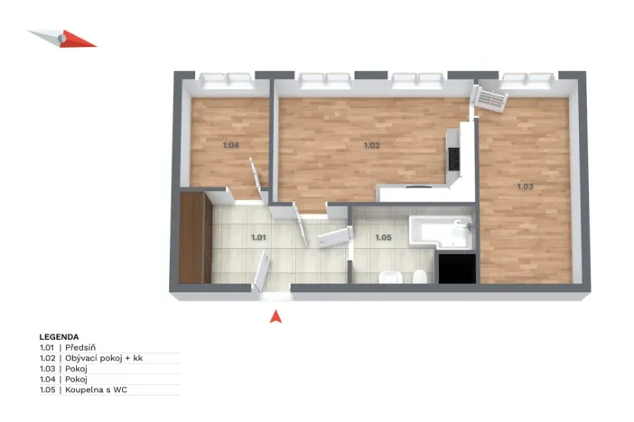 Prodej bytu 3+kk, Praha - Žižkov, Loudova, 76 m2