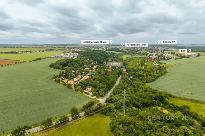 Prodej zahrady, Horoměřice, 327 m2