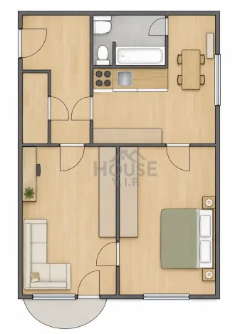 Prodej bytu 2+1, Praha - Hostivař, plukovníka Mráze, 67 m2