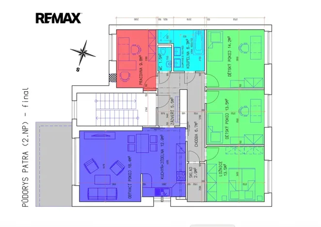 Prodej rodinného domu, Kyjov, třída Komenského, 290 m2