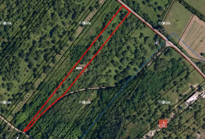 Prodej zahrady, Dolní Kounice, Stráně, 4535 m2