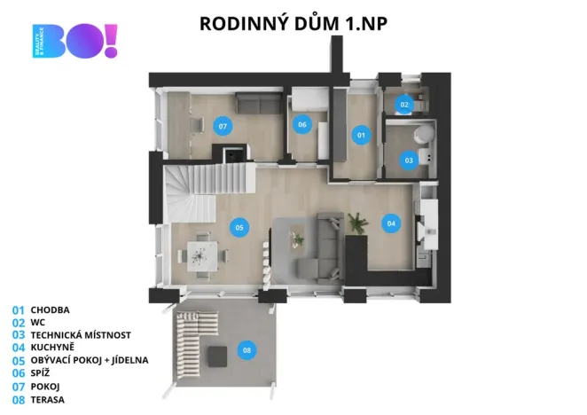 Prodej rodinného domu, Dětmarovice, 114 m2