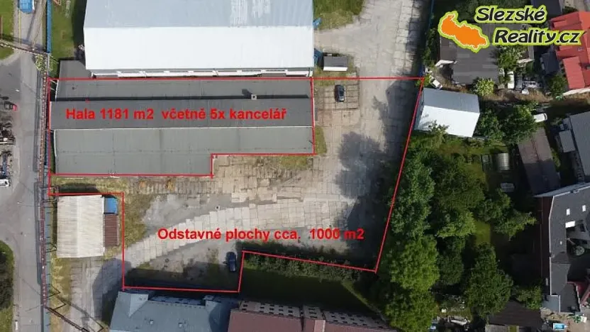 Pronájem výrobních prostor, Vratimov, Tovární, 1181 m2