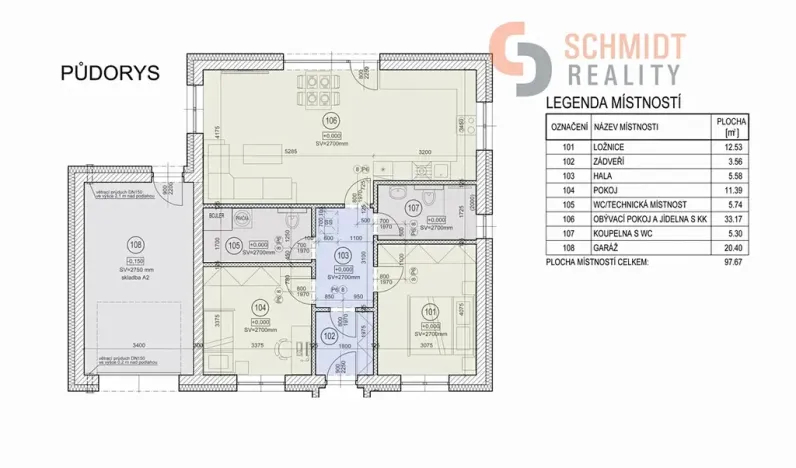 Prodej rodinného domu, Březí, 97 m2