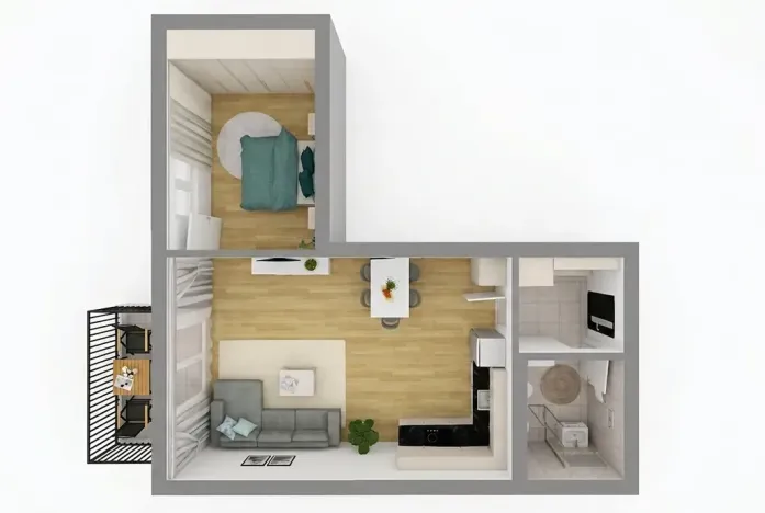 Prodej bytu 2+kk, Pasohlávky, 53 m2