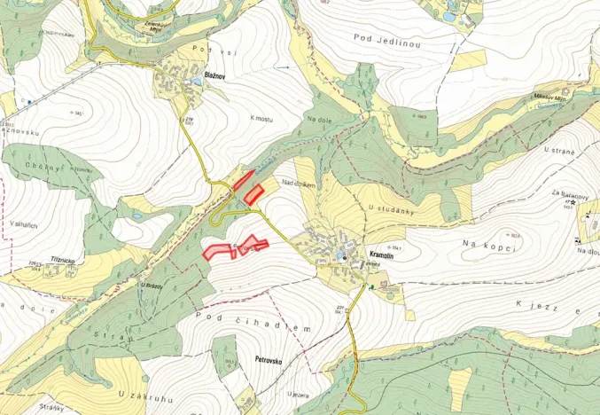 Prodej pole, Křešín, 15608 m2