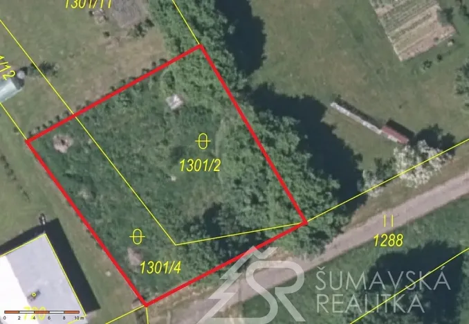 Prodej pozemku, Kašperské Hory, Vimperská, 681 m2