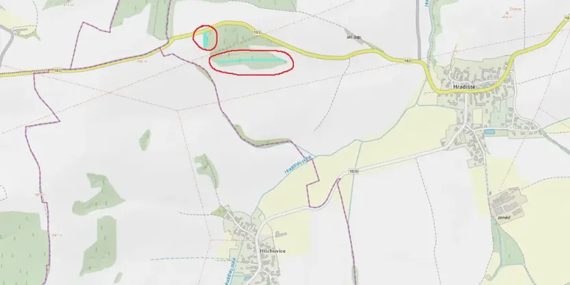 Prodej lesa, Hradiště, 3845 m2