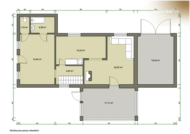 Prodej rodinného domu, Odrava, 109 m2