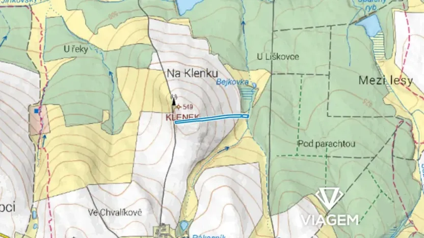Prodej podílu pole, Jilem, 1214 m2