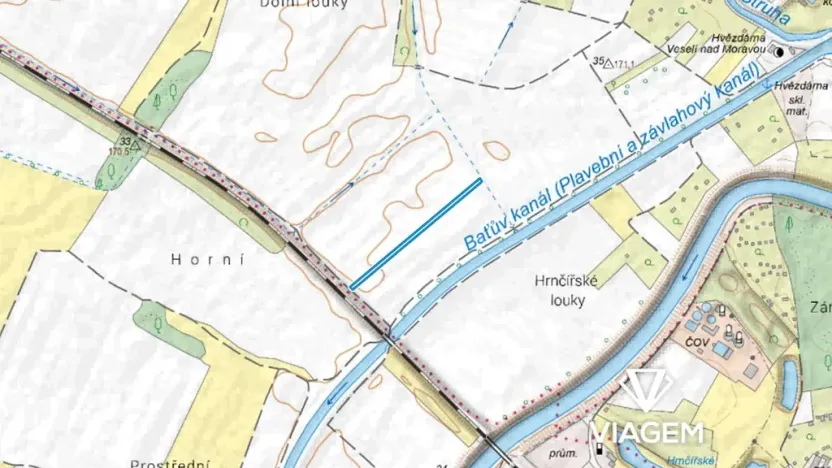 Prodej podílu pole, Veselí nad Moravou, 1136 m2