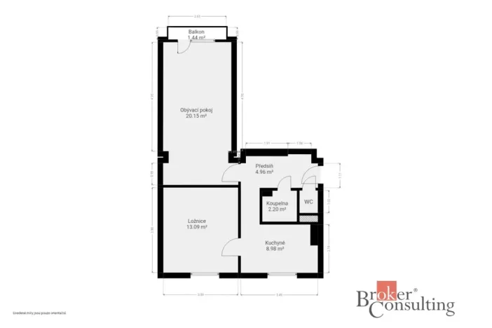 Pronájem bytu 2+1, Stříbro, Gagarinova, 49 m2