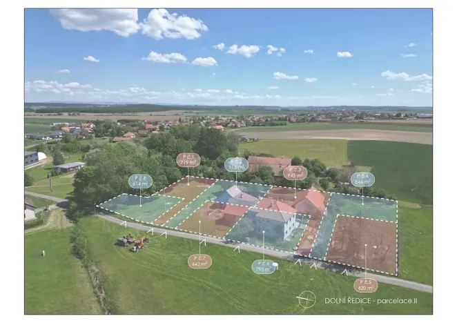Prodej pozemku pro bydlení, Dolní Ředice, K Časům, 622 m2