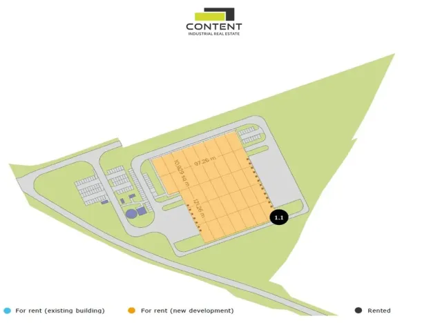 Pronájem výrobních prostor, Linhartice, 11000 m2