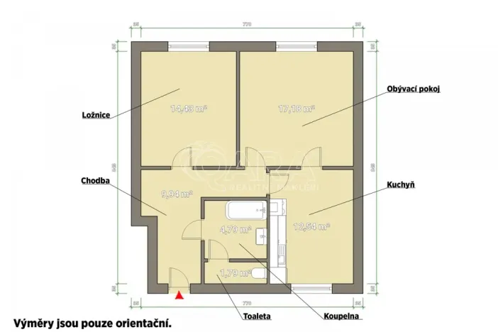 Prodej bytu 2+1, Strakonice - Strakonice I, Mikoláše Alše, 60 m2
