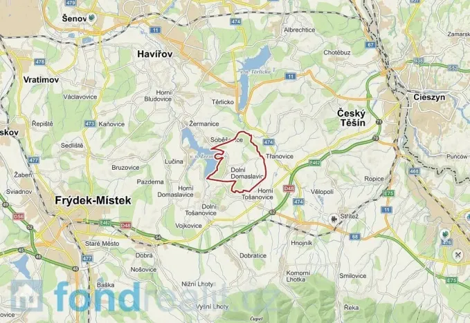 Prodej pozemku, Dolní Domaslavice, 499 m2