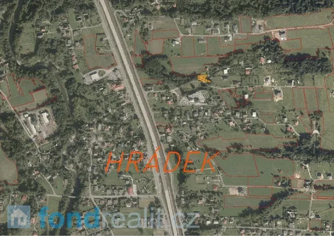 Prodej pozemku, Hrádek, 446 m2