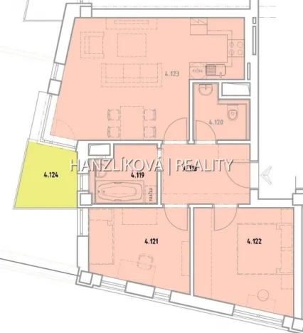 Pronájem bytu 3+kk, České Budějovice - České Budějovice 3, Pekárenská, 60 m2