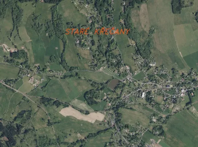 Prodej pozemku, Staré Křečany, 1188 m2