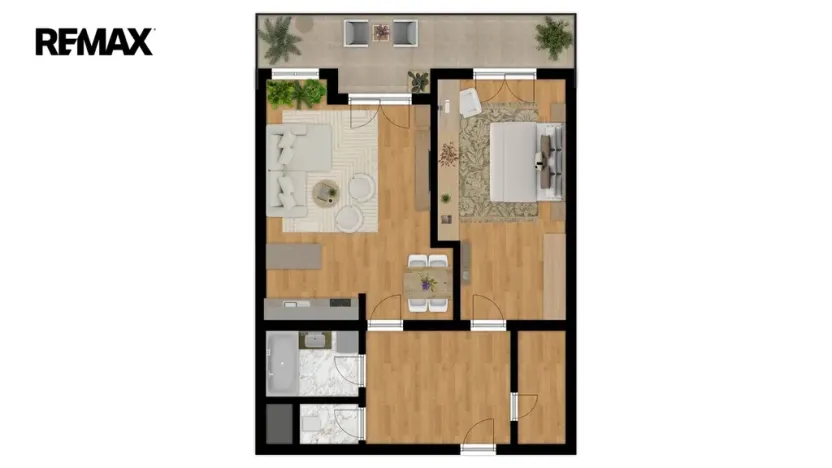 Pronájem bytu 2+kk, Hradec Králové - Třebeš, Ve Stromovce, 70 m2
