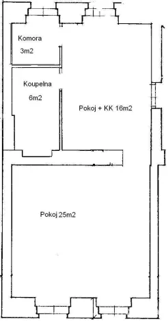 Pronájem bytu 1+1, Brno, Anenská, 50 m2