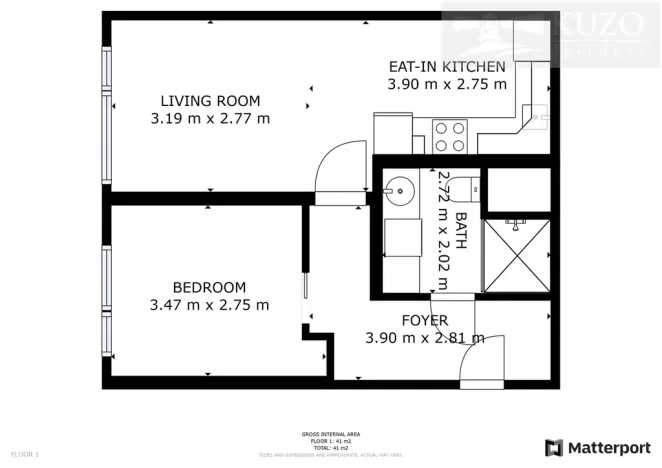 Pronájem bytu 2+kk, Příbram, Nádražní, 41 m2