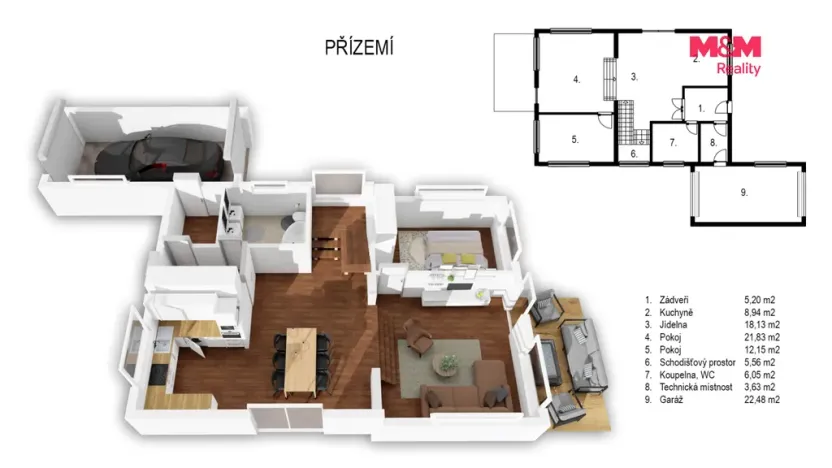 Prodej rodinného domu, Blansko - Lažánky, 121 m2