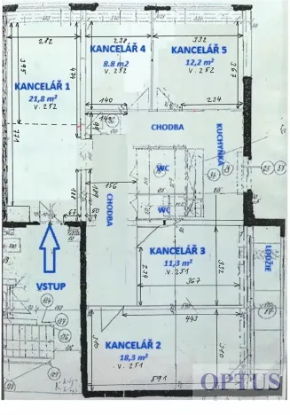 Pronájem kanceláře, Praha - Smíchov, U Demartinky, 106 m2