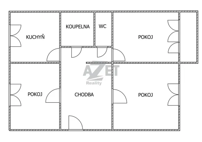 Prodej bytu 3+1, Ostrava - Dubina, Václava Košaře, 62 m2