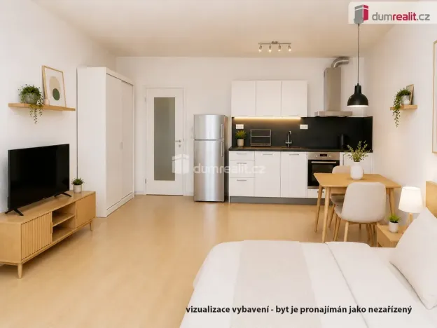 Pronájem bytu 1+kk, Praha - Libeň, V mezihoří, 40 m2