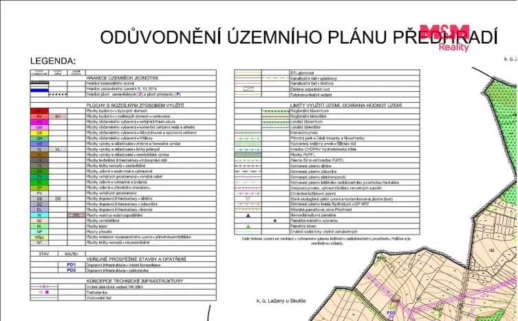 Prodej pozemku, Předhradí, 1127 m2