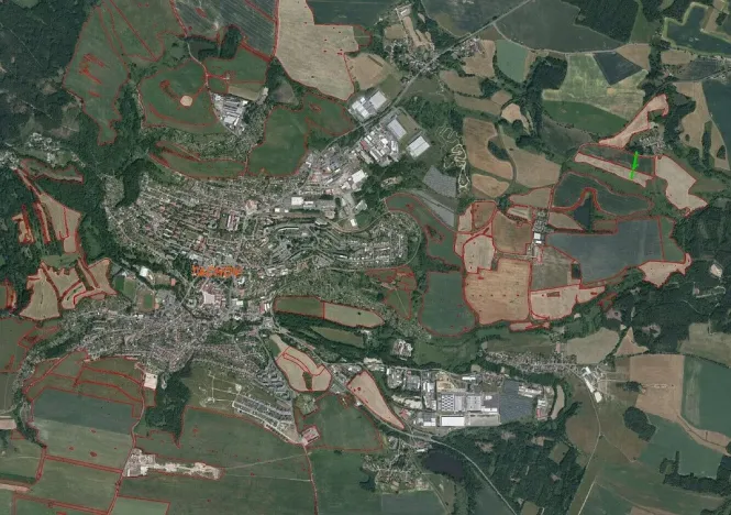 Prodej pole, Tachov, 842 m2