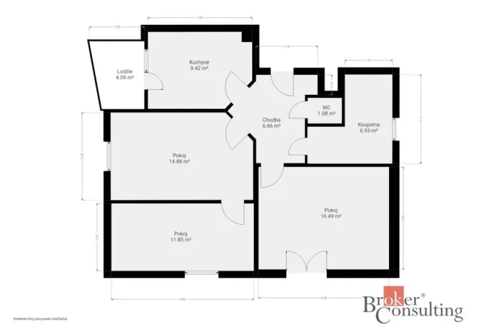 Prodej bytu 3+1, Chotěšov, Nová, 67 m2