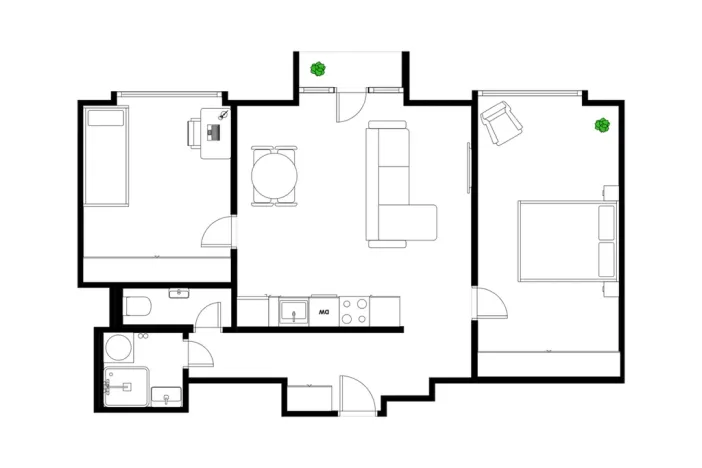 Prodej bytu 3+kk, Praha - Vinohrady, Nad olšinami, 62 m2