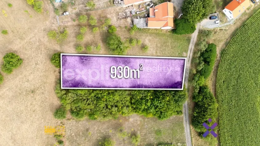 Prodej pozemku, Nedachlebice, 930 m2