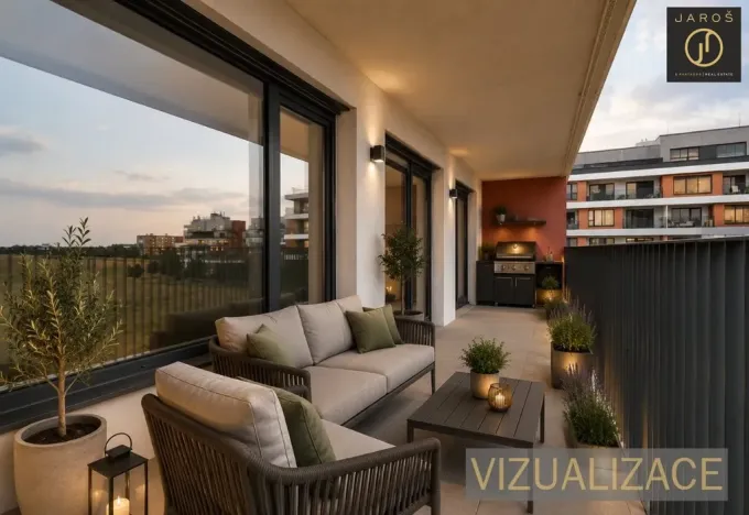Pronájem bytu 3+kk, Praha - Letňany, Vyletalova, 90 m2