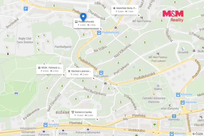 Pronájem bytu 4+kk, Praha - Smíchov, Podbělohorská, 120 m2