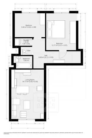 Pronájem bytu 3+kk, Plzeň, Francouzská třída, 52 m2