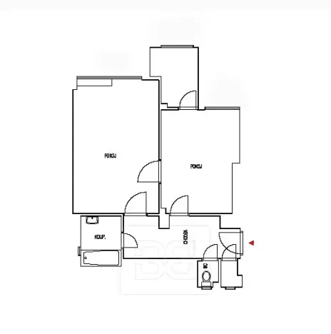 Pronájem bytu 2+1, Praha - Holešovice, Vinařská, 40 m2
