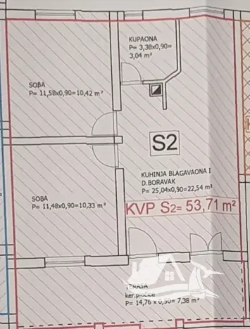 Prodej bytu 3+kk, Vir, Chorvatsko, 53 m2